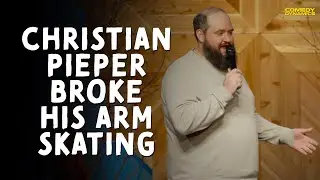 Christian Pieper Broke His Arm Skating