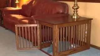 Dog Cage End Table Set Of Useful Picture Ideas | Dog Cage End Table Dogs