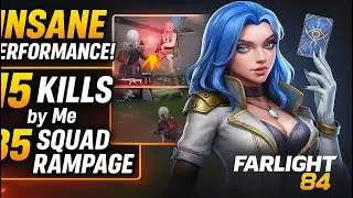 Insane Performance! 😎 15 Kills by Me + 35 Squad Rampage | Farlight 84