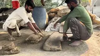 Fantastic Process of Making Hand Made Mud oven | How Mud Oven are Made