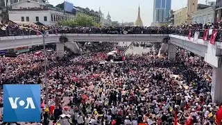 Myanmar Protesters Stage Largest Demonstration So Far