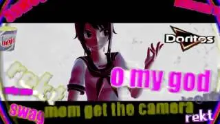 MMD VINE Есть русская речь OSANA VS AYANO