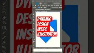 dynamic design inside illustrator #adobe #illustrator
