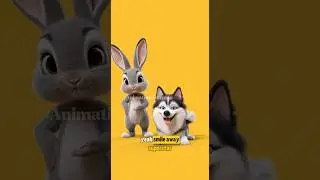 Funny Cartoon for Kids Bunny Vs Dog funny Story  | Cute Animation Short #funny #cartoon #animation