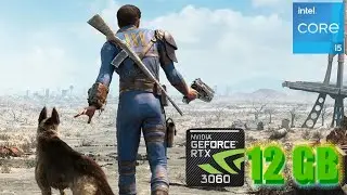 Fallout 4 RTX 3060 12GB & i5 10400F Gaming Benchmark 1080p ULTRA Settings