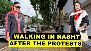 Rasht, Iran Walking Tour 🇮🇷  - Rasht Walk With Me in Ghods Park [4k]