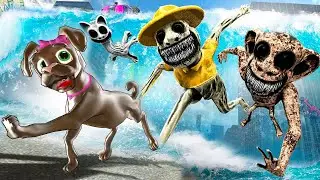 Can ZOONOMALY CREATURES survive a TSUNAMI? (Garry's Mod Sandbox)