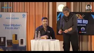 Aeronero on Stage at Winning Bid Season 2 | Featuring Ravichandran Ashwin