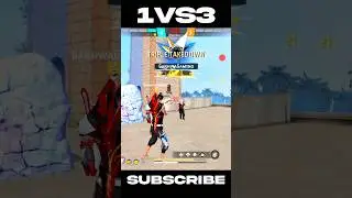 1 VS 3 🤯👽 CLUTCH WITH M4A1 💀 + M1014 🤡 #freefire #shorts