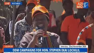 ODM HAITAANGUKA HAITAKUFA CHAMA ITASIMAMA, GLADYs WANGA IN TURKANA CAMPAIGNING FOR EKAI LOCHILIL!!