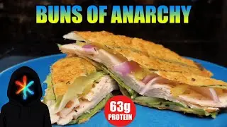 Buns of Anarchy | Bunless Chicken Breast Sandwich Stack (High Protein, Low Carb)