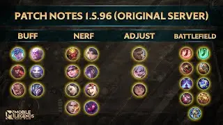 MOBILE LEGENDS PATCH NOTES 1.5.96 ORIGINAL SERVER