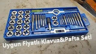 RİCO 40 PARÇA KILAVUZ&PAFTA SETİ İNCELEME (RC3240 METRİK SET)