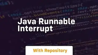 java runnable interrupt