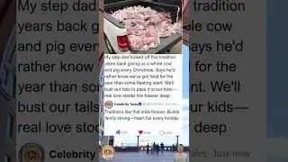 Step-Dad's Heartfelt Tradition: Gifting a Whole Cow and Pig for Christmas Security