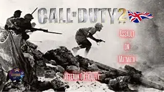 COD2 - BRITISH CAMPAIGN - ROMMEL&acute;S LAST STAND - ASSAULT ON MATMATA - VETERAN DIFFICULTY PC GAME PLAY
