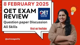 Today's 8 February 2025 OET EXAM Review & Introspection WLRS #oetexam #oet