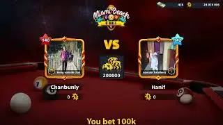 9 Ball Pool 1M with Chanbunly Vs Mamdout | CHANBUNLY KHoM