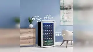 Review: Danby DWC036A1BSSDB-6 3.3 Cu. Ft. Free Standing Wine Cooler, Holds 36 Bottles, Single ...