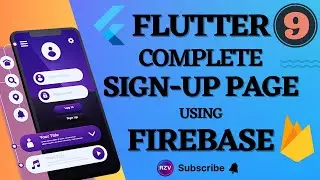🔥Firebase ব্যাবহার করে কমপ্লিট Flutter Sign Up Page / রেজিস্ট্রেশন পেজ তৈরি | Firebase Auth (Part-9)