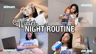 WINTER NIGHT ROUTINE | VLOGMAS DAY 2