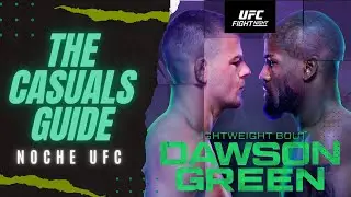 FOR CASUALS! UFC FIGHT NIGHT DAWSON VS GREEN! MMA KING VS KGD PICKNAFIGHT