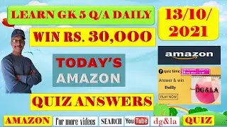 #dgla LEARN GENERAL KNOWLEDGE 5 Q/A DAILY | 13 OCTOBER 2021
