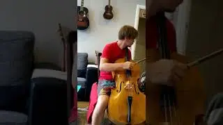 My adult student after 10 cello lessons