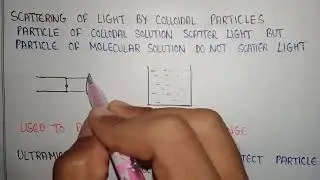 Scattering of light by colloidal particle | light scattering colloids | optical properties colloids