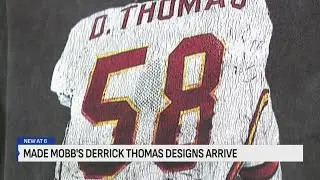 Family of late Chiefs star Derrick Thomas debuts clothing line in his honor