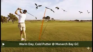 Monarch Bay Golf Club - Do I blame the Canadian geese for my cold putter?