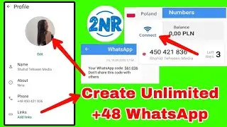 2nr signups problem solved/ +48 Poland 🇵🇱 Whatsapp number kaise banaye 2025
