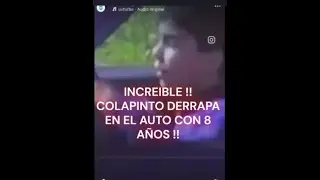 FRANCO COLAPINTO DERRAPA EN EL AUTO CON 8 A&Ntilde;OS