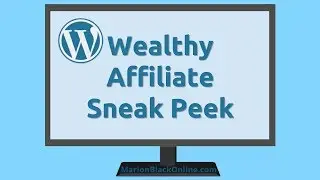 Wealthy Affiliate: Sneak Peek Inside the Members Area Showing How You Can Become a Wealthy Affiliate