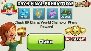 CLAIM FREE SHINY, GLOWY & STARRY ORES Rewards In Clash of Clans - Esports Day-3 Finals Prediction!🎁