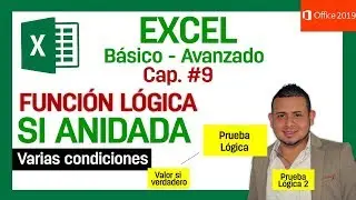 FÁCIL - SI ANIDADA con 5 o VARIAS CONDICIONES - EXCEL 2019🤗
