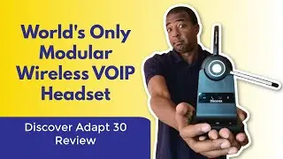 World's Only Modular Wireless VOIP Headset - Discover Adapt 30 Review