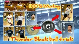 Thunder Black Ball Trick in Legends Worldwide Box Draw || Pes 2019 Mobile