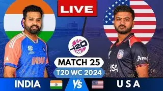 IND vs USA Live Match | Live Score & Commentary | INDIA vs United States Live T20 Match
