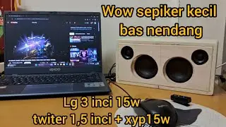 Sepiker bluetooth diy lg 3 inci 15wat x2 twiter 1,5 inci x2 power amp xyp15
