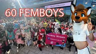 Eurofurence FEMBOY stream! 60 Femboys in one video 👀