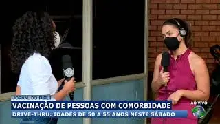 Vacina&ccedil;&atilde;o de pessoas com comorbidades acontece em drive-thru neste s&aacute;bado