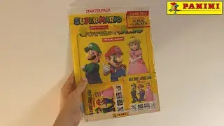 Открытие набора «Starer Pack»! — Коллекция наклеек Panini Super Mario «Это я, Марио»! 🕹️