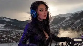 🌉 frozen bridge dj | winter edm chill bass 🎧❄️ #dj #edm #winter #icebridge #deepbeats
