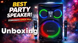 Zebronics Party Speaker||Zebronics Boom 💥 Speaker||बड़े-बड़े फंक्शन के लिए एक बेस्ट स्पीकर Demo 