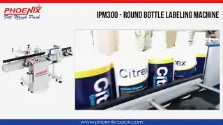 IPM300 ROUND BOTTLE LABELING MACHINE