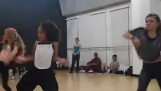 Charlize Glass, Larsen Thompson and Jade Chynoweth taking Dejan Tubic's Class