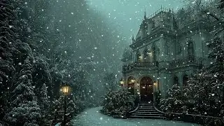 A Forgotten Victorian Manor in Winter Fog | Dark Academia Melancholic Music | Snow Ambience