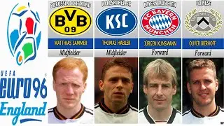 GERMANY EURO 1996 SQUAD || UEFA EURO 1996