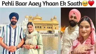 Shaadi Ke Baad 1st Trip to Golden Temple🥹♥️Navarsh Vlogs #viral #jammuvlogs #familyvlog #amritsar